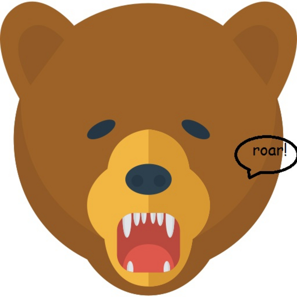 bear roars